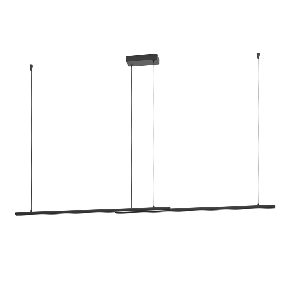 Intelligente Pendellampe Flatron-Z Schwarz 150 cm