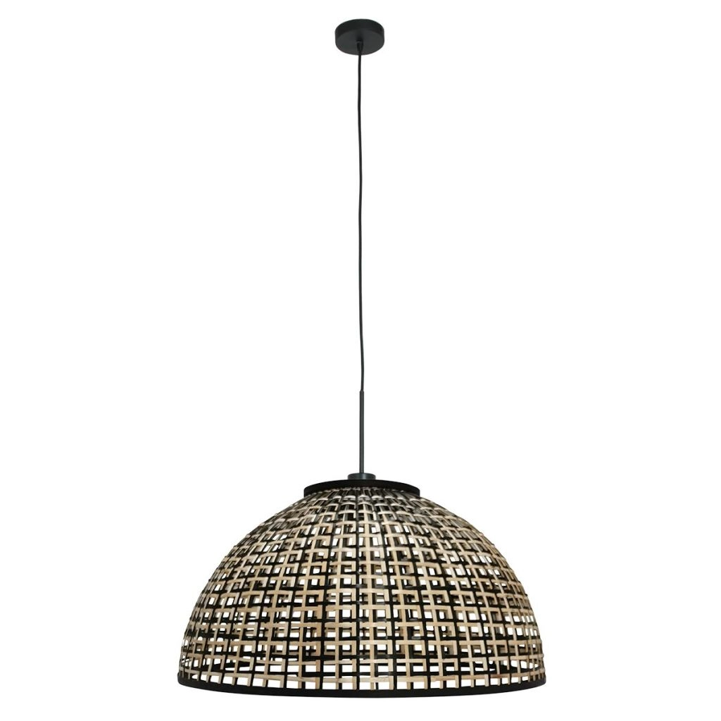 Pendellampe Nox Light mit Bambusschatten Ø60 cm Steinhauer 8712746182712