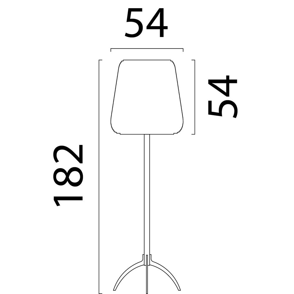 Sandstativ Carta Moody Ø 54cm Think Paper Shade Masterlight 8718121419725