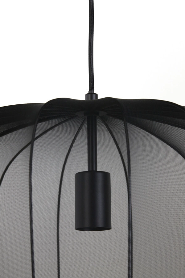 Böhmische Pendelleuchte Plumeria schwarz Ø 50cm Light & Living 8717807651404