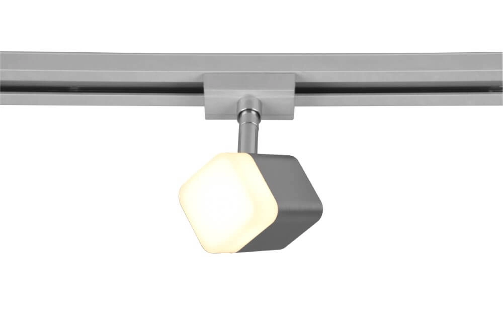 Schienenlampe Roubaix grau Trio 4017807505894