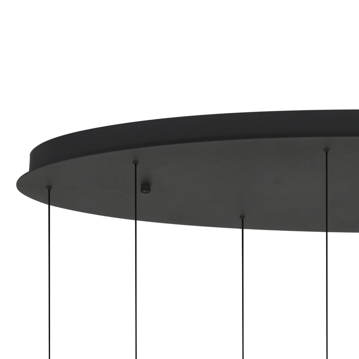 Ovale Pendellampe Belluno 8-Licht-LED – Schwarz Steinhauer 8712746184006