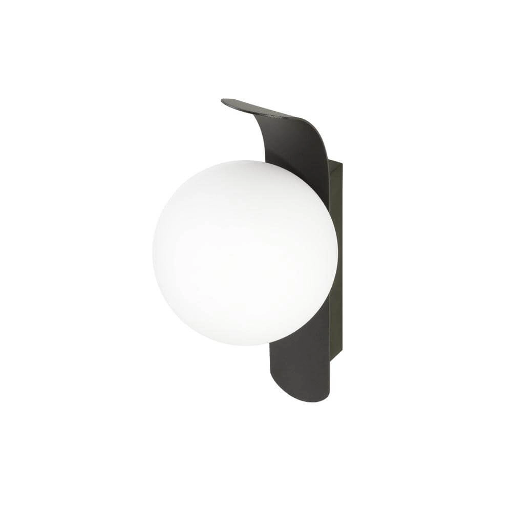 Schwarze Wandleuchte Sun Kugel SLV 4024163292825