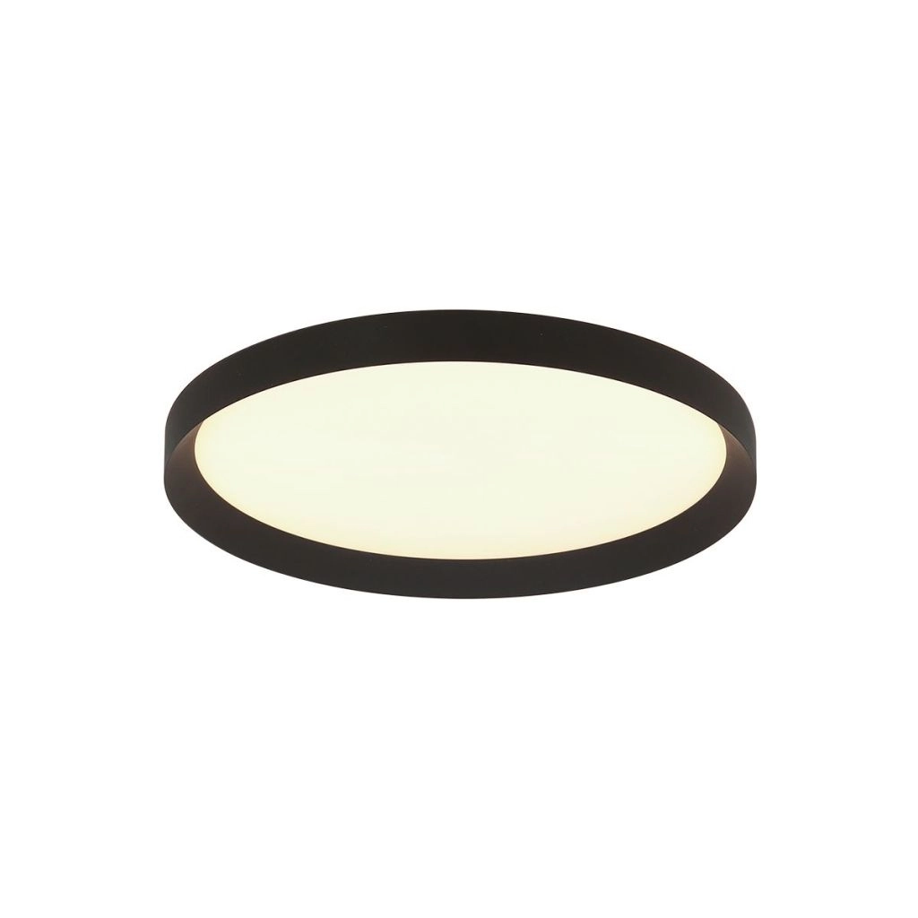 Moderne Deckenbeleuchtung Flady schwarze Ø30cm