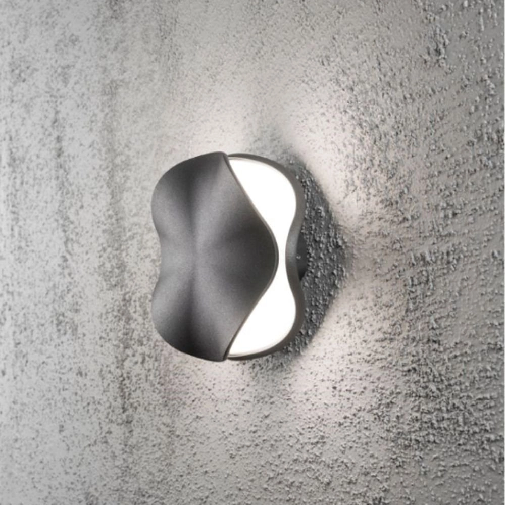 LED-Wandleuchte Matera 4W - 3000k - 17,5 cm Anthrazit KonstSmide 7318307948370