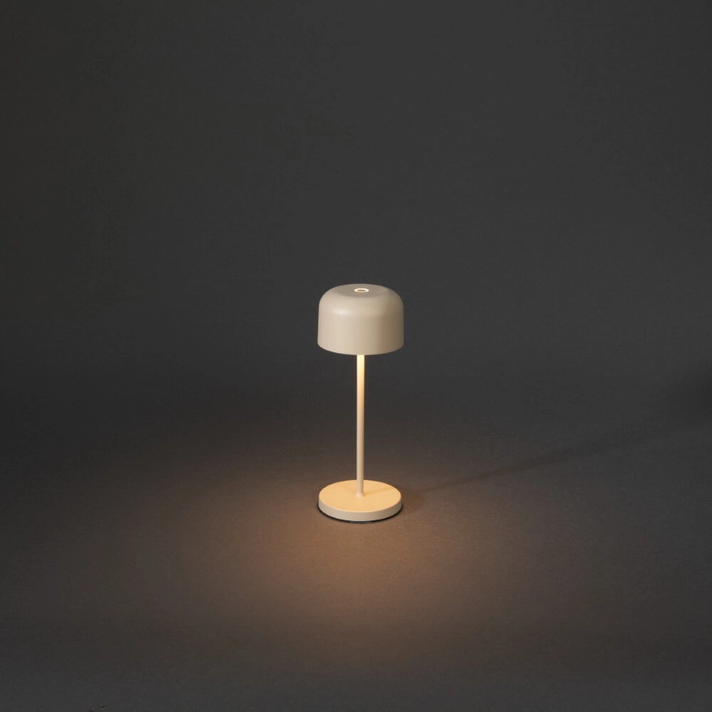 Wiederaufladbare Tischlampe Lille mini Sandfarbe KonstSmide 7318307835335