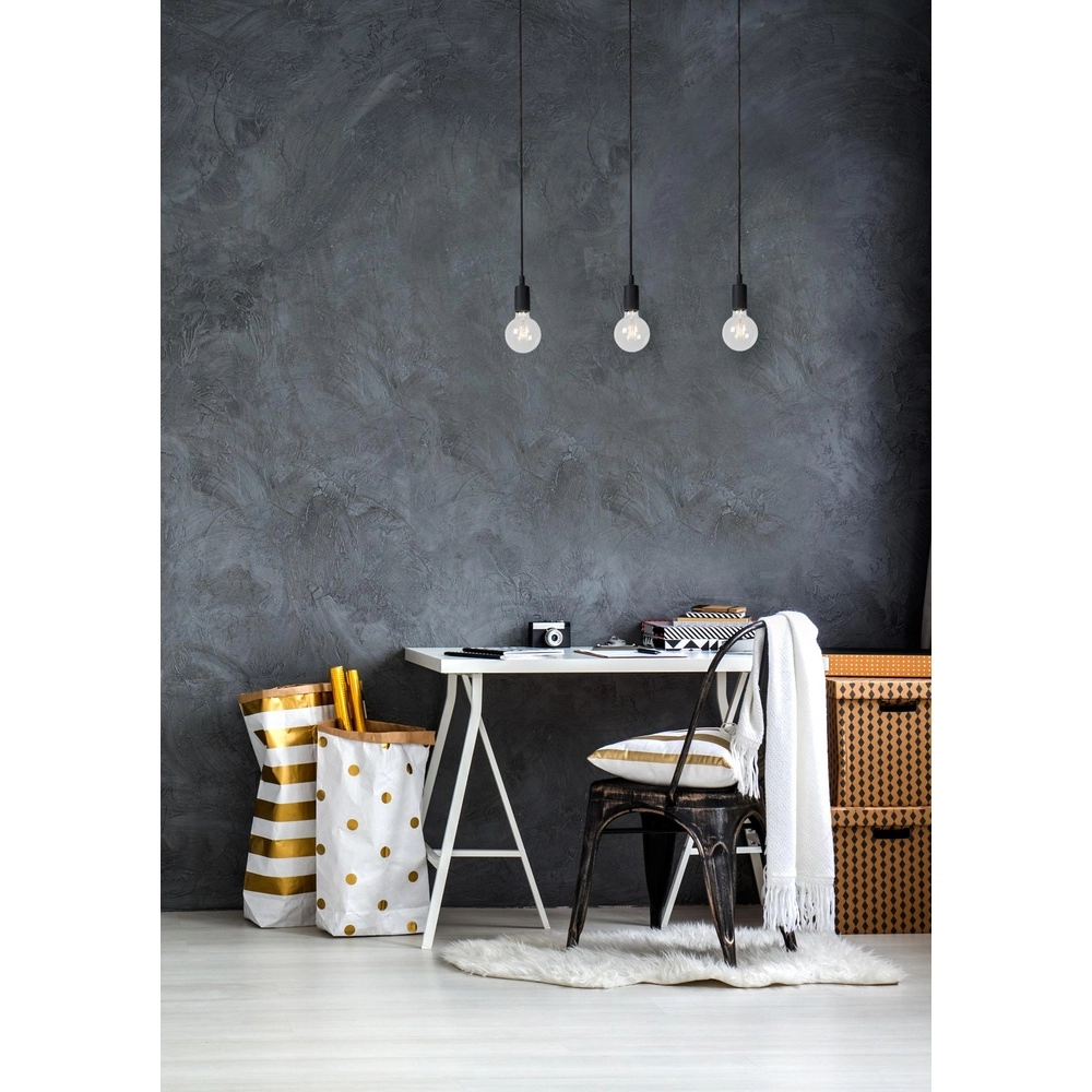 Pendellampe Fix 3-Licht Schwarz Lucide 5411212082725