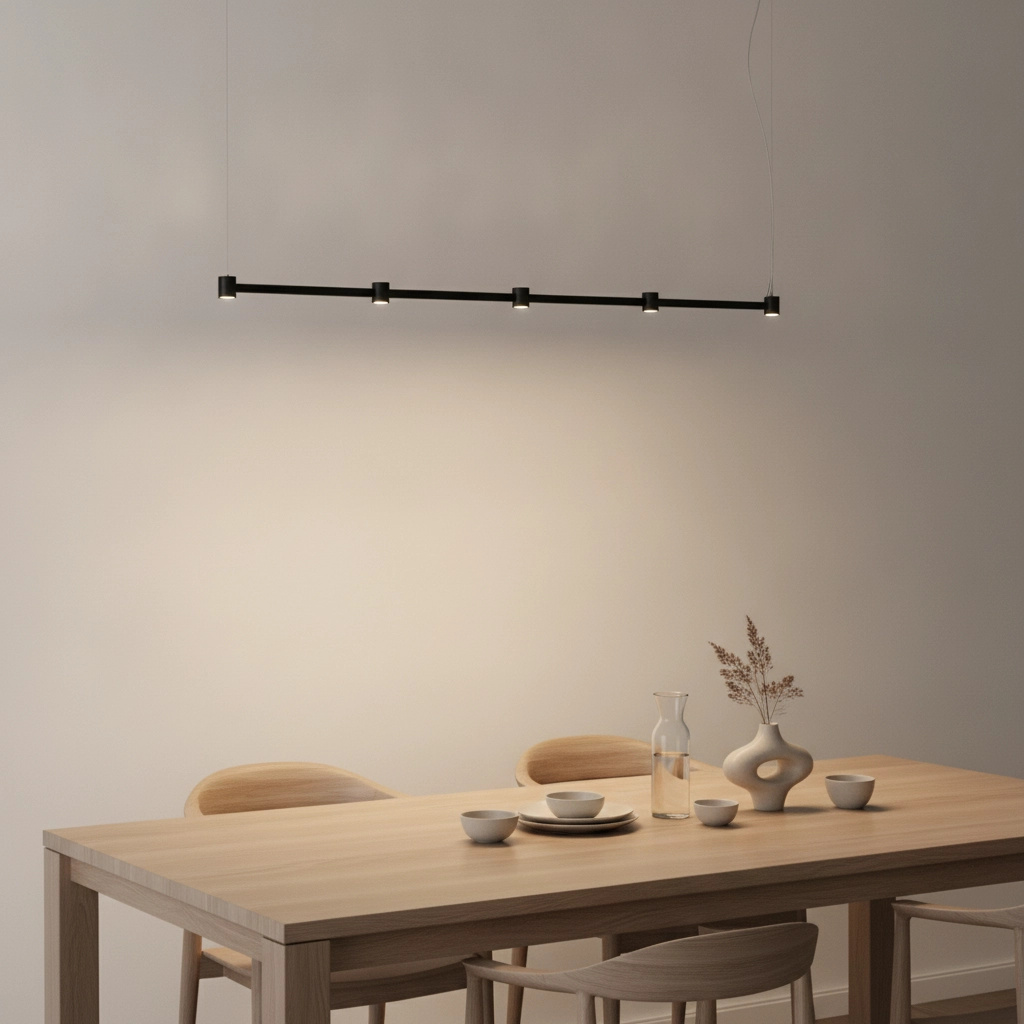 Design-Pendelleuchte Puize 5-flammig schwarz