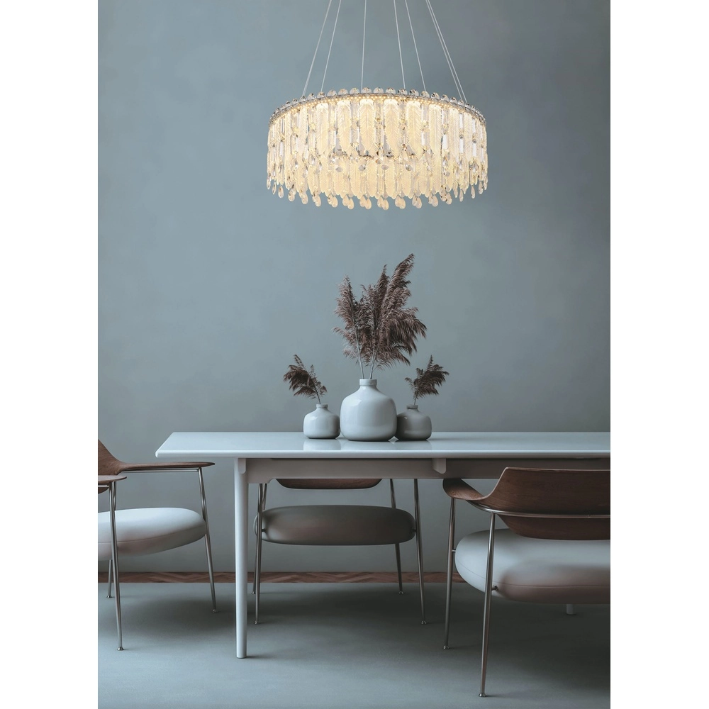 Pendellampe Klunka chrom Ø 79,5 cm Globo 9007371450107