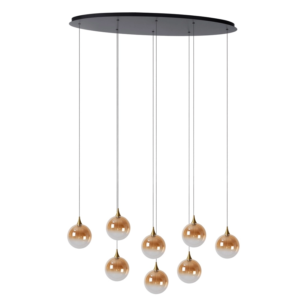 Design-LED-Pendelleuchten Gisela Fading – 8x Ø 16 cm Premium by Lucide 5411212134837