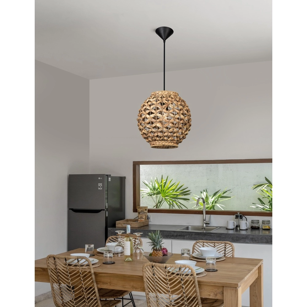 Rattan Pendelleuchte Griffin Ø 30,5cm