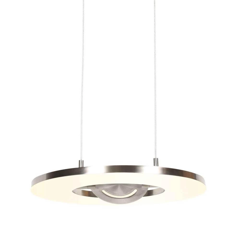 Schlanke Pendelleuchte Soleil Ø 32cm grau Steinhauer 8712746176674