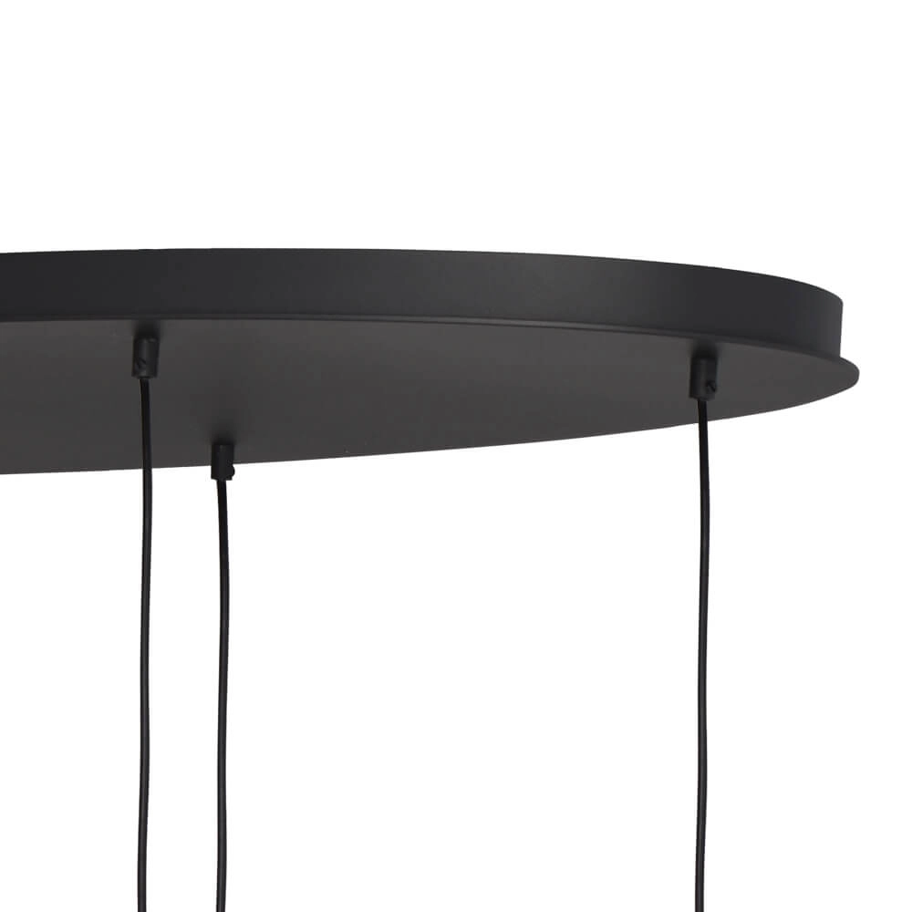 Hängelampe Lava Oval 6x Rauchglas Ø 22,5cm Masterlight 8718121290140