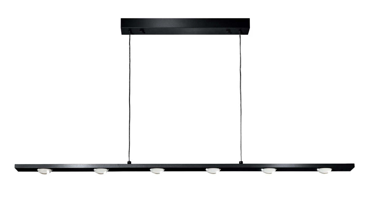 Moderne LED-Pendellampe Jake Schwarz