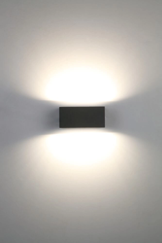 Anthracite wall lamp Gemini modern Lutec 6939412033808