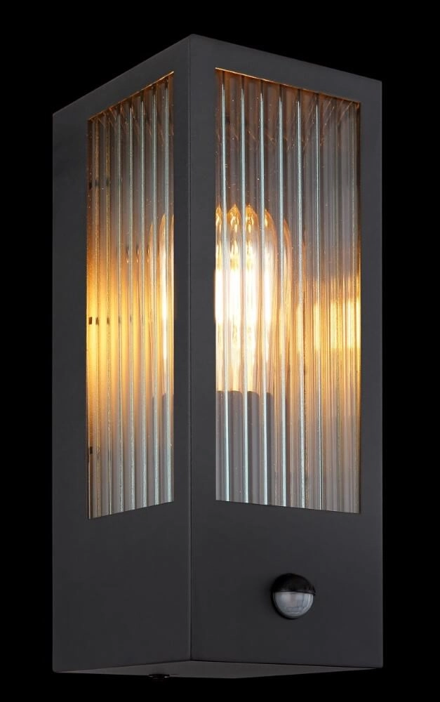 Wandlampe Gundula mit Sensor-Rippenglas Globo 9007371441136