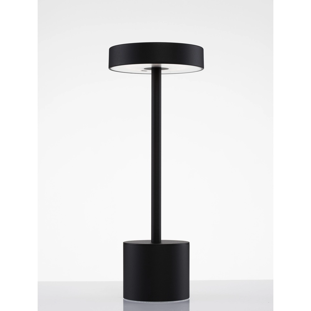Design-Tischleuchte Fumo Wiederaufladbar Schwarz Lyora 5212017434753