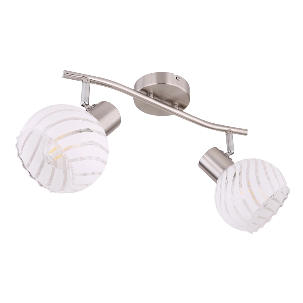 Deckenlampe Willy Nickel 2-Light Globo 9007371406104