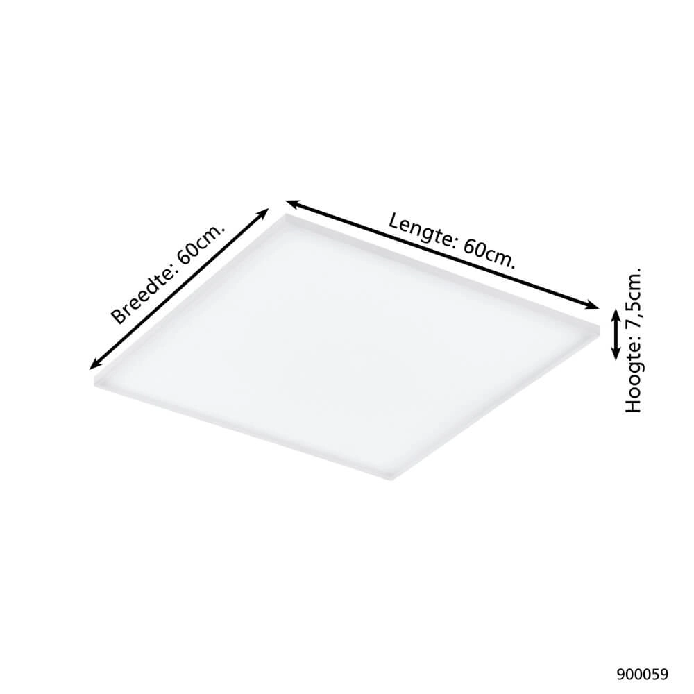 Deckenlampe Zigbee Turcona-Z 60x60cm weiß Eglo 9008606221950