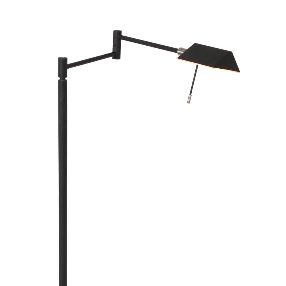 Schwarze Leselampe Retina mit LED Steinhauer 8712746135695