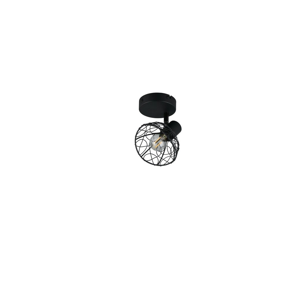 Deckenlampe Yako Single Black Trio 4017807670912