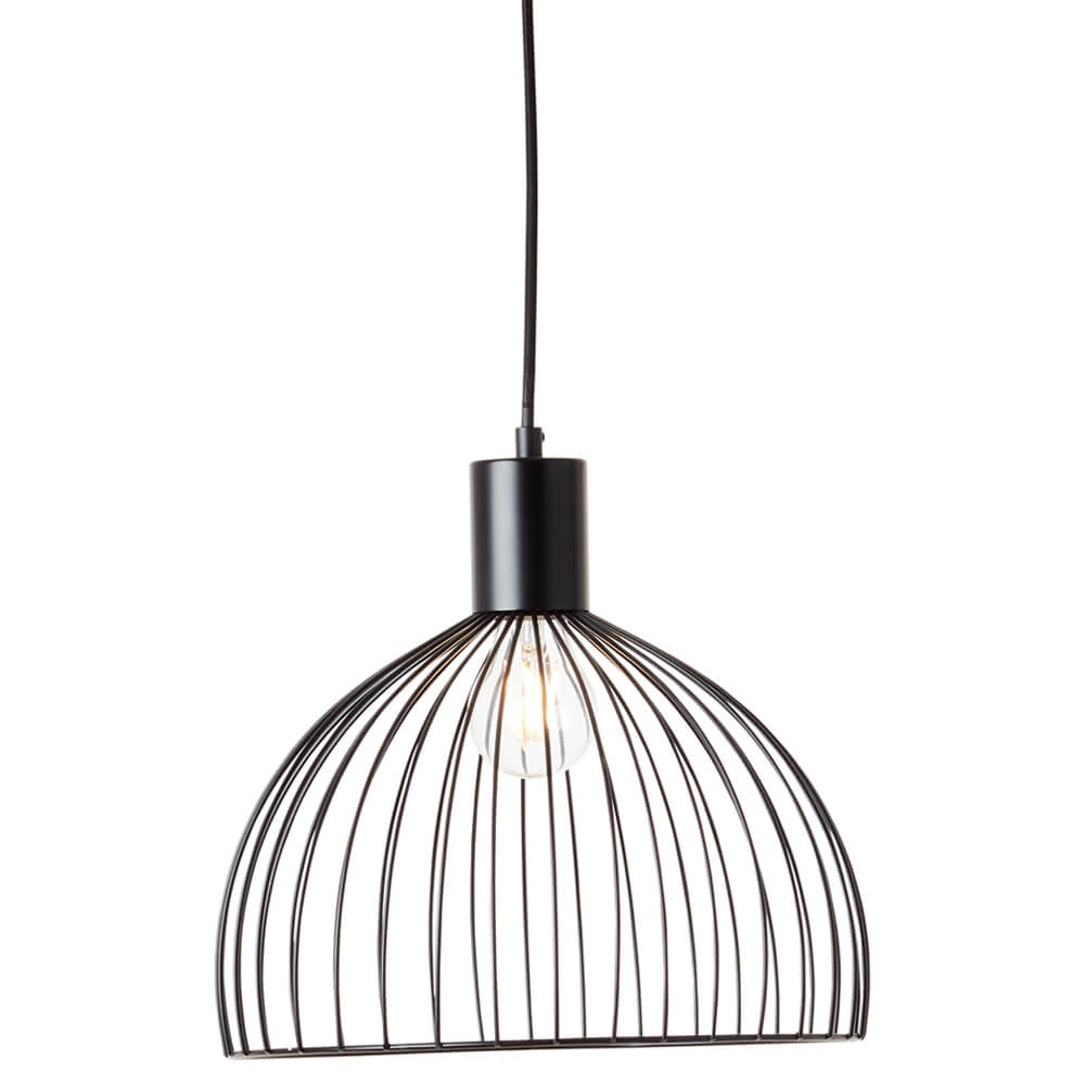 Hängelampe Blacky schwarz Ø 30cm