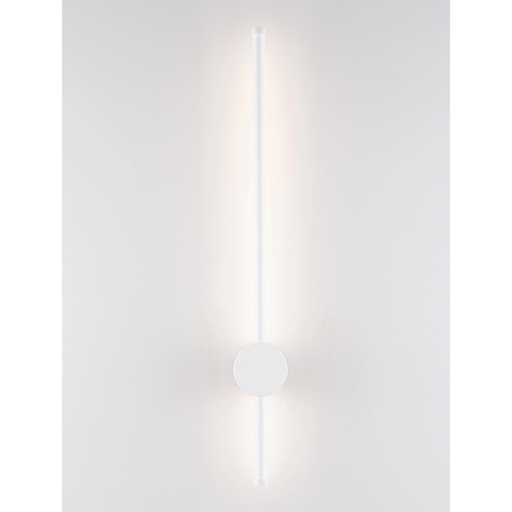 Design-Wandleuchte Ridge weiß 65cm