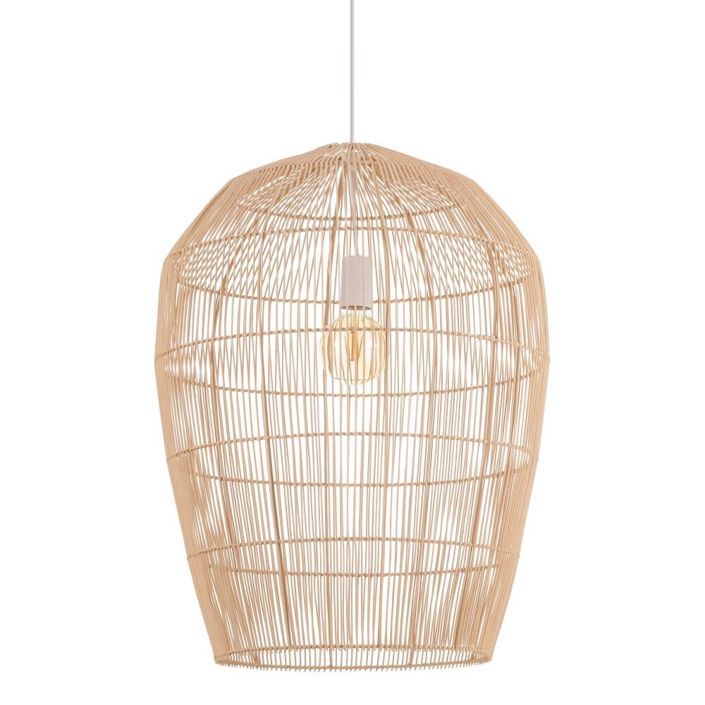 Rattan Pendelleuchte Haiti L Ø 53,5cm Lyora 5903139111652
