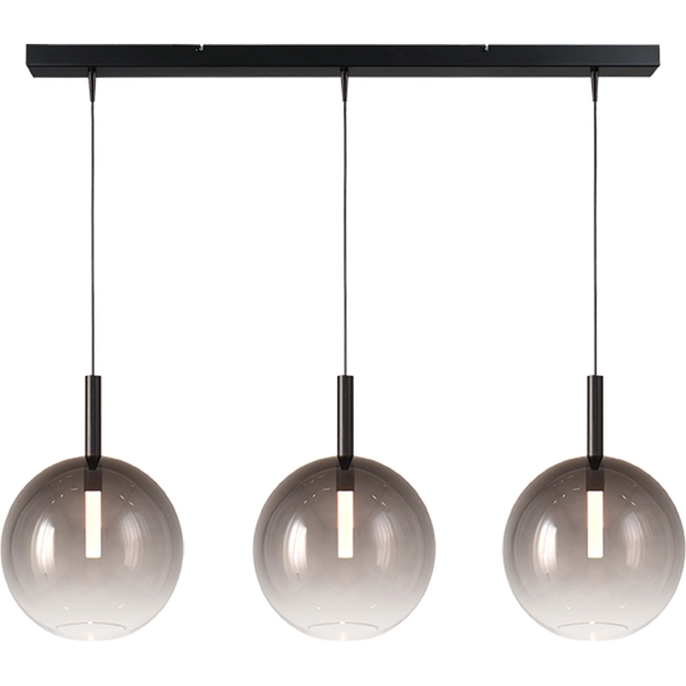 3L Pendellampe Ø 24cm Lido Ball mit rauchverdünnendem Glas Masterlight 8718121324791