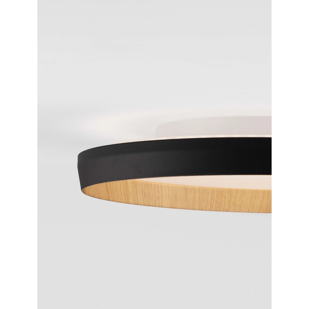 Deckenleuchte Vomos schwarz Ø 40cm Lyora 5212017448767