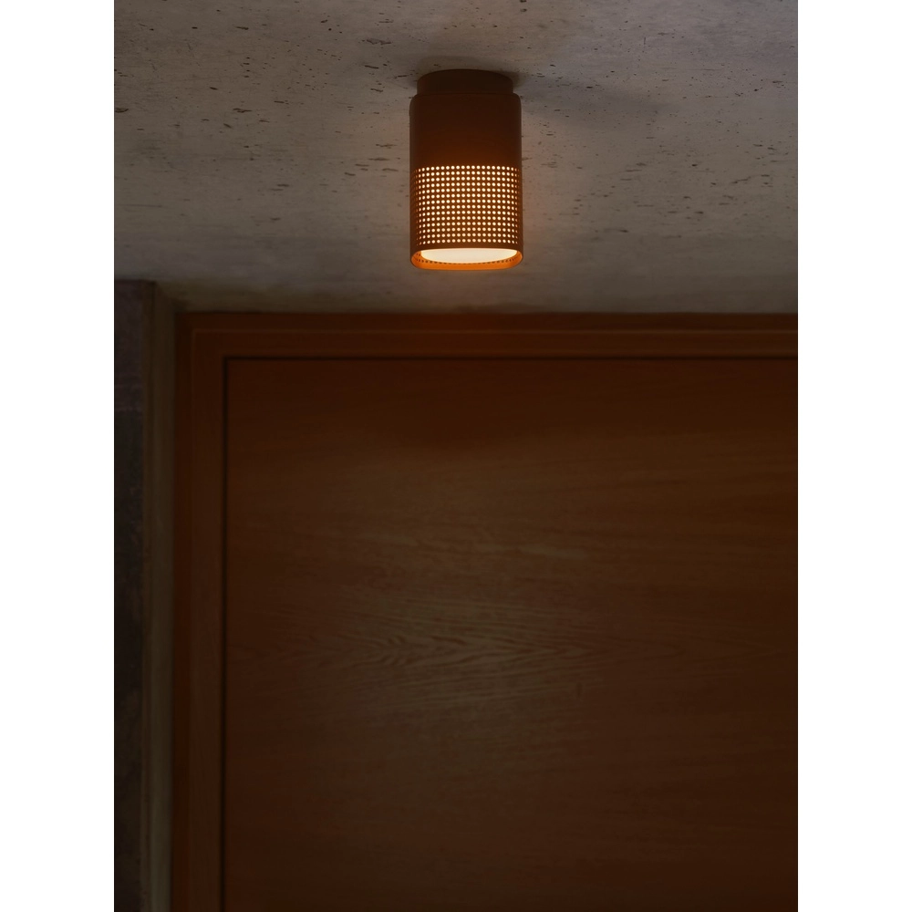 Dänische Deckenlampe Sidara  Rostbraun