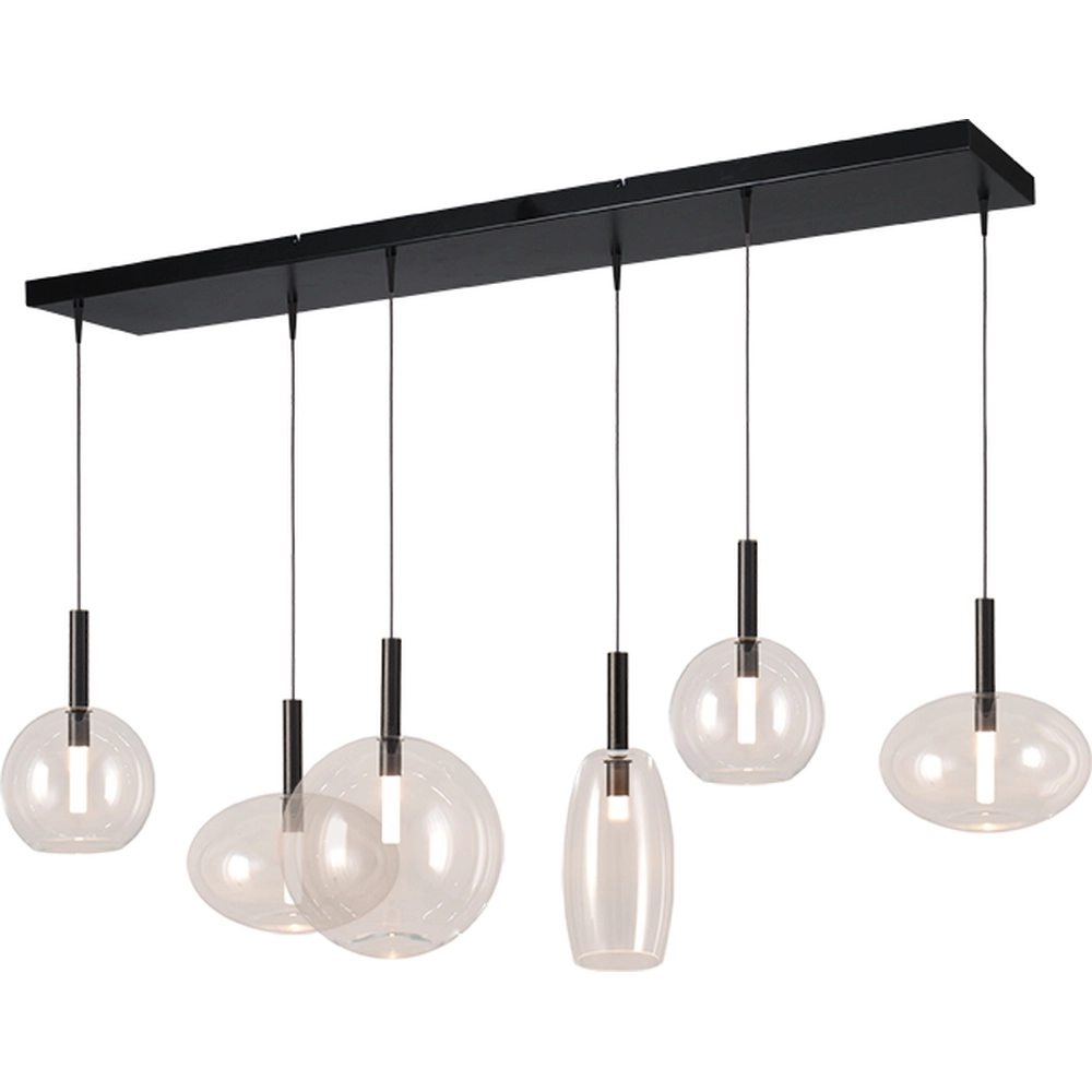 6L Pendellampe Lido Ball mit klarem Glas Masterlight 8718121335346