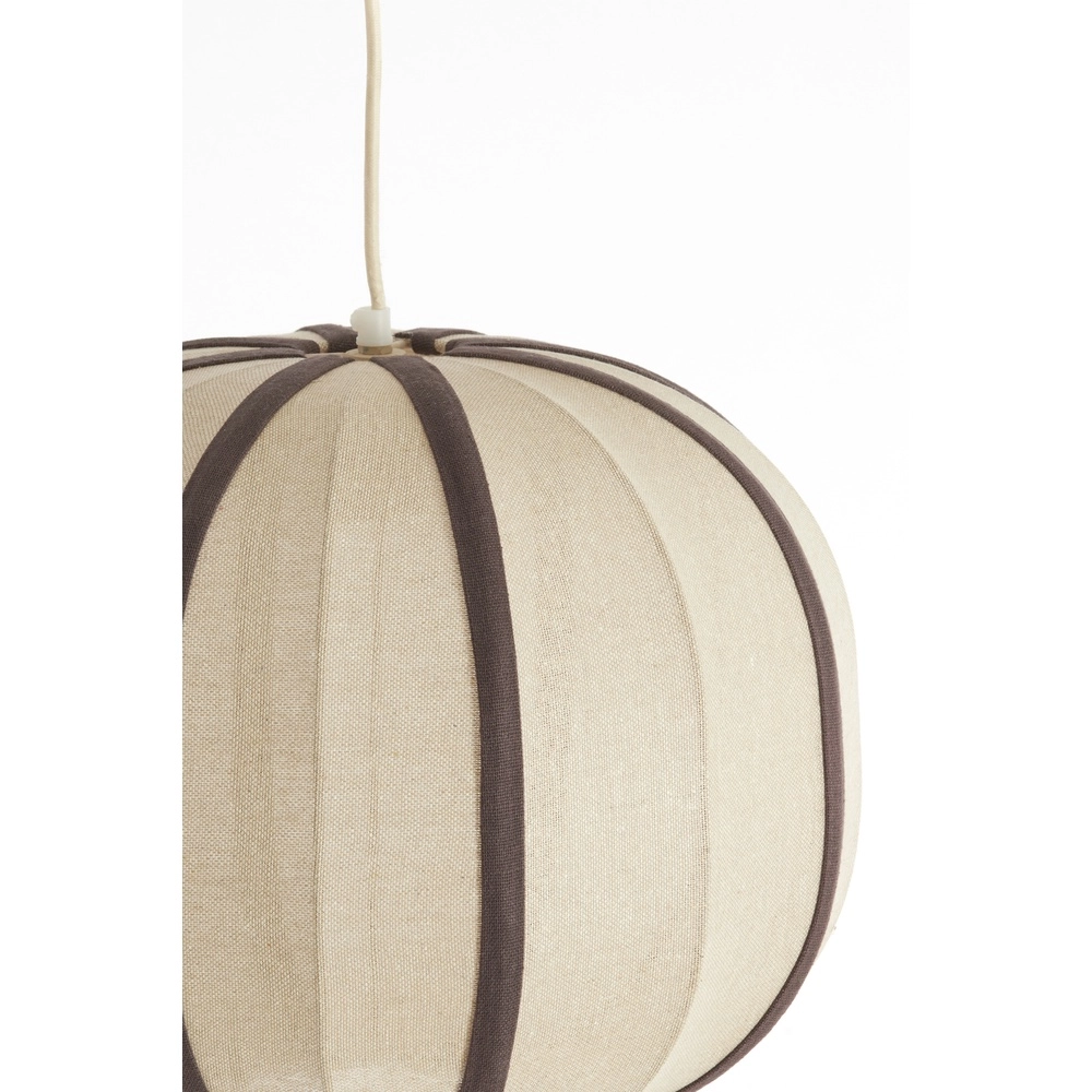 Japandi-Pendellampe Esmiria Ø 40cm – dunkelbraun Light & Living 8717807835934