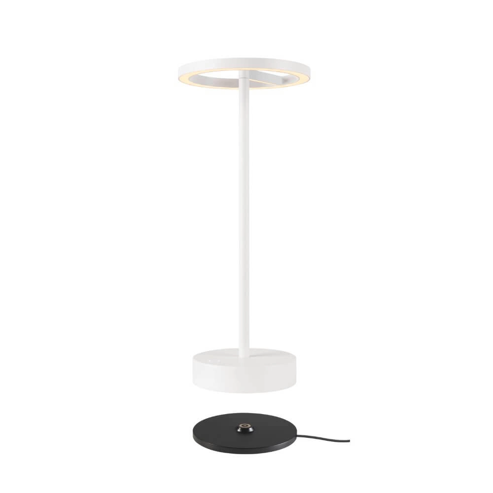 Tischlampe für den Außenbereich Vinolina One weiß - wiederaufladbar SLV 4024163276320