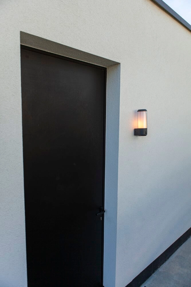 Anthracite wall lamp Heros with sensor Lutec 6939412014920