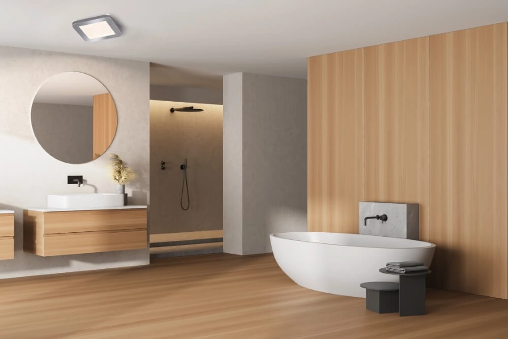 Badezimmer-Deckenleuchte Gotland Chrom - 17 cm Fischer & Honsel 4003694212311