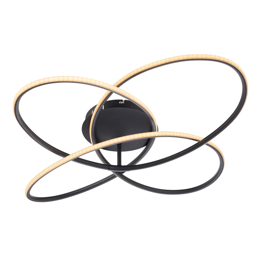 Design-Deckenlampe Panda schwarz Ø 80 cm Globo 9007371409433