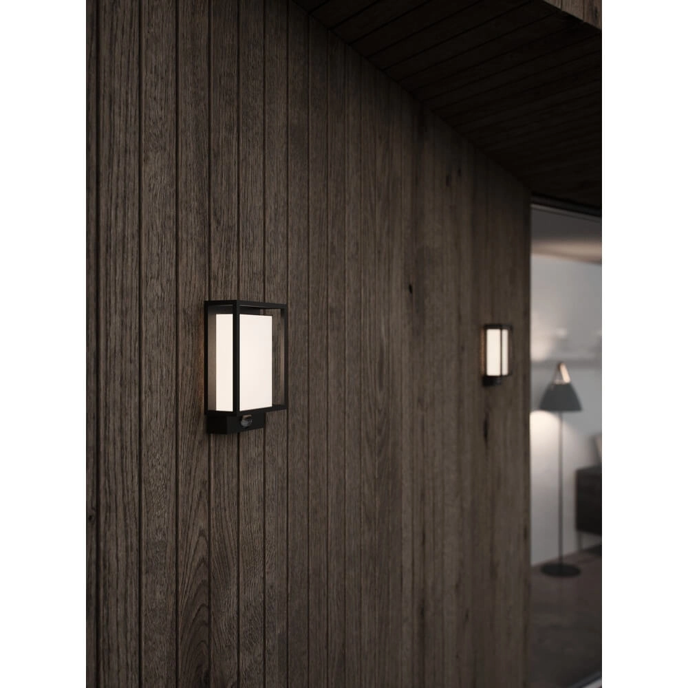 Moderne Außenleuchte Nestor Schwarz mit Sensor Nordlux 5701581464988
