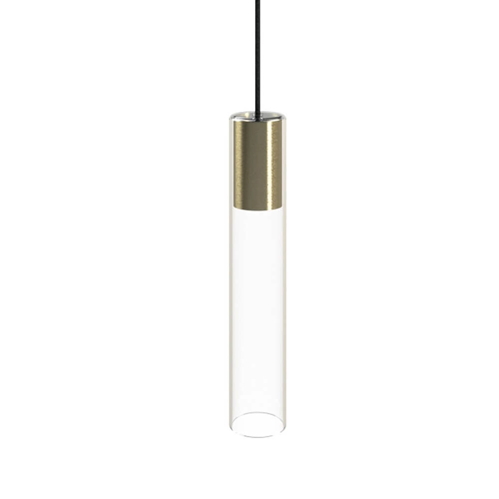 Hängelampe aus Glas Cylinder Gold Lyora 5903139786799