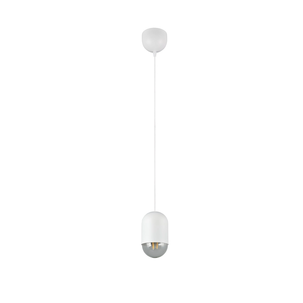 Einzigartige Pendelleuchte Nara weiß Ø 10,5cm Trio 4017807661798
