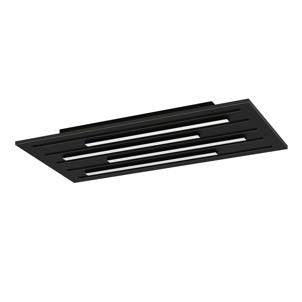 Intelligente Deckenbeleuchtung Pitrignani-Z Rechteck 60 x 30 cm schwarz