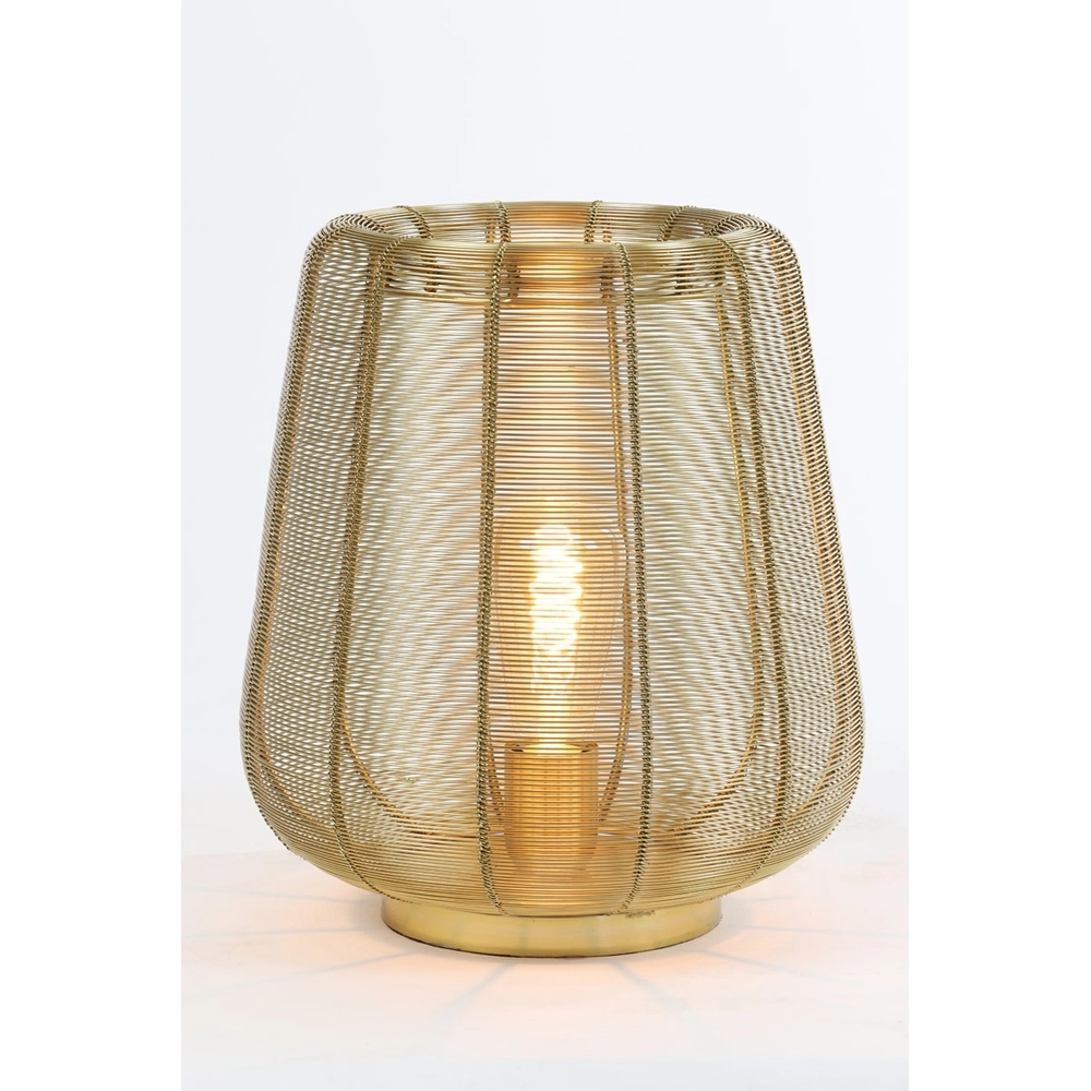 Goldene Tischlampe Adeta Ø 29cm Light & Living 8717807600945