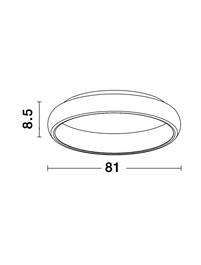 Deckenlampe Albi weiß Ø 81cm Lyora 5212017416988