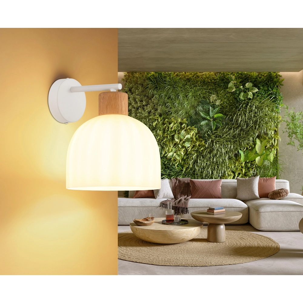 Wandlampe Swanson Weiß Globo 9007371583997