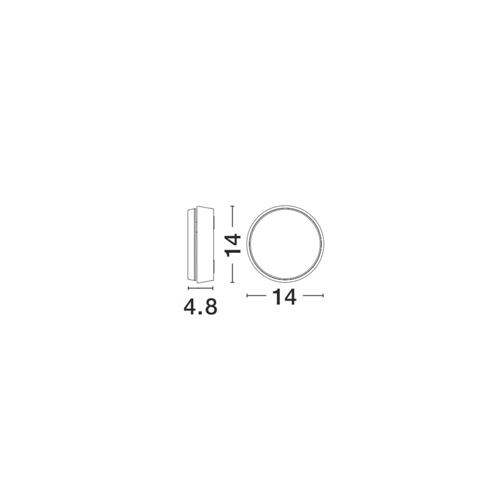 Design-Wandleuchte Gravity grau Lyora 5212017413161