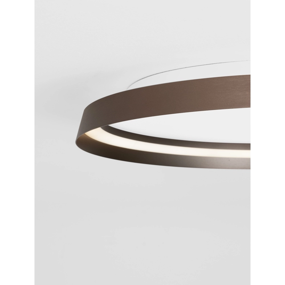 Design-Deckenleuchte Ormi Ø 60cm kaffeebraun Lyora 5212017463142