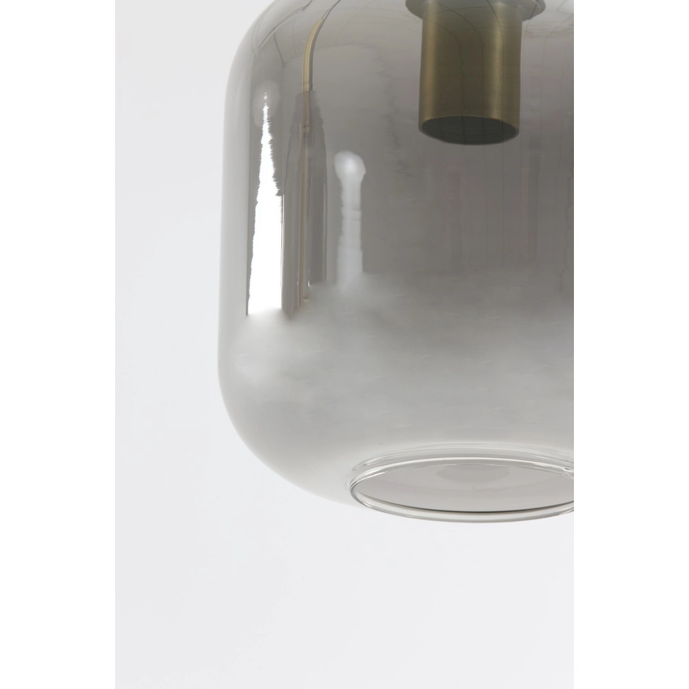 Rauchglas-Pendellampe Lekar Ø 16cm - 1x E27 Light & Living 8717807610968