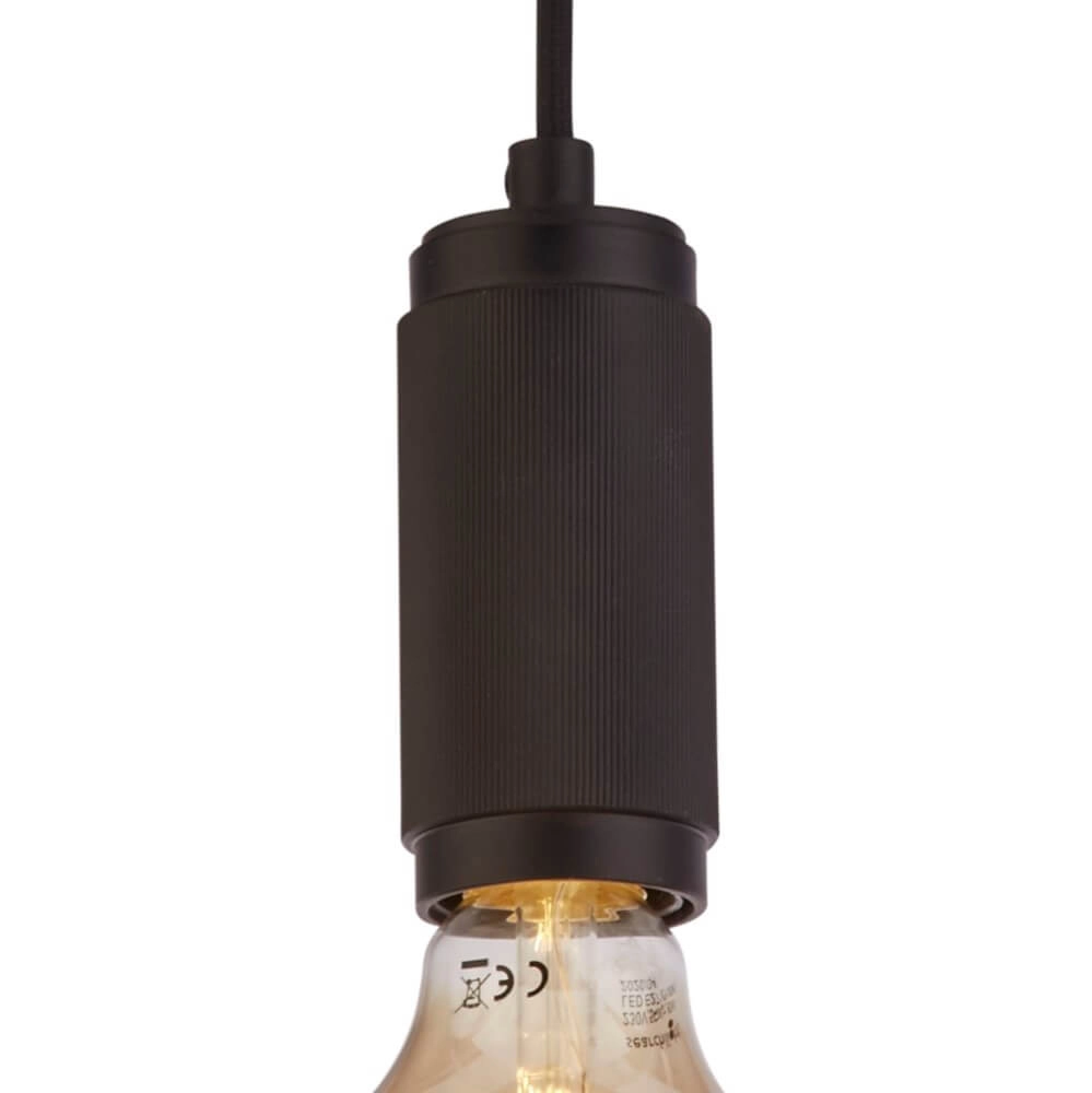 1-flammige Hängelampe Suspension Schwarz Searchlight 5053423243658