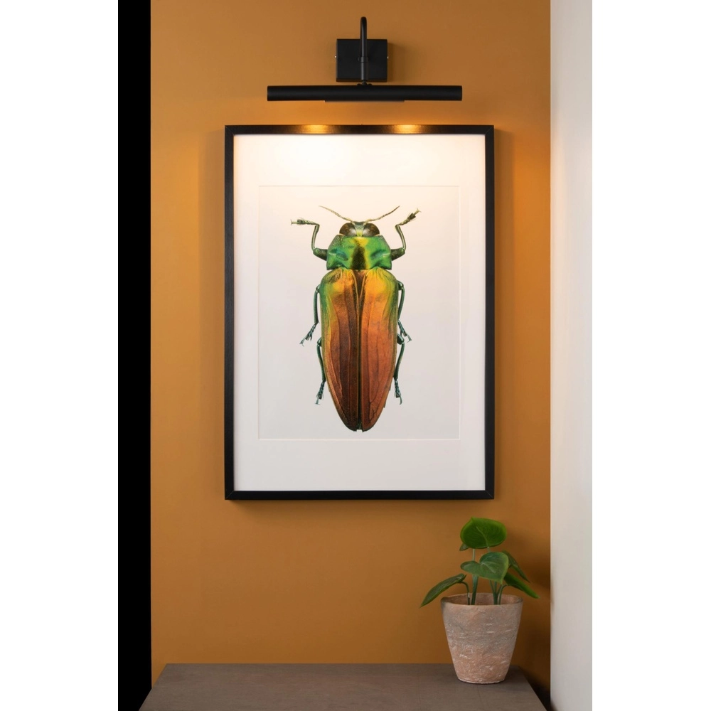 Bildlampe Vinz Schwarz Lucide 5411212452191