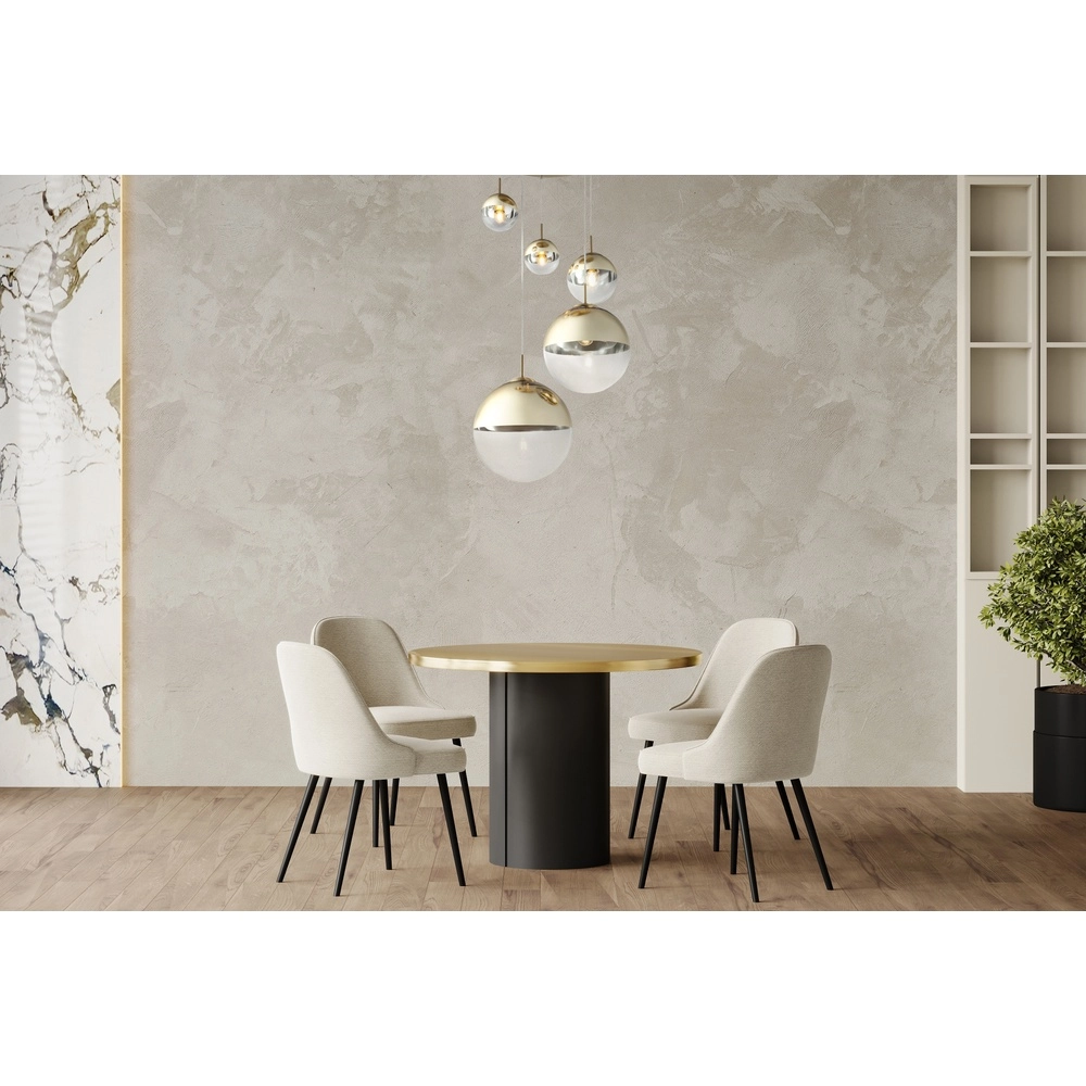 5-Licht Pendellampe Varus Gold Globo 9007371377466